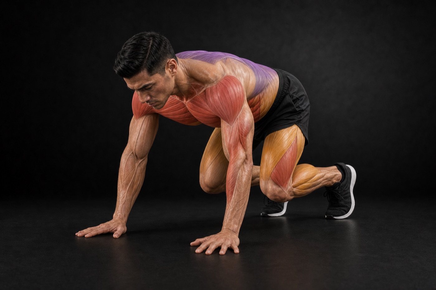 Bear Crawl exercise render