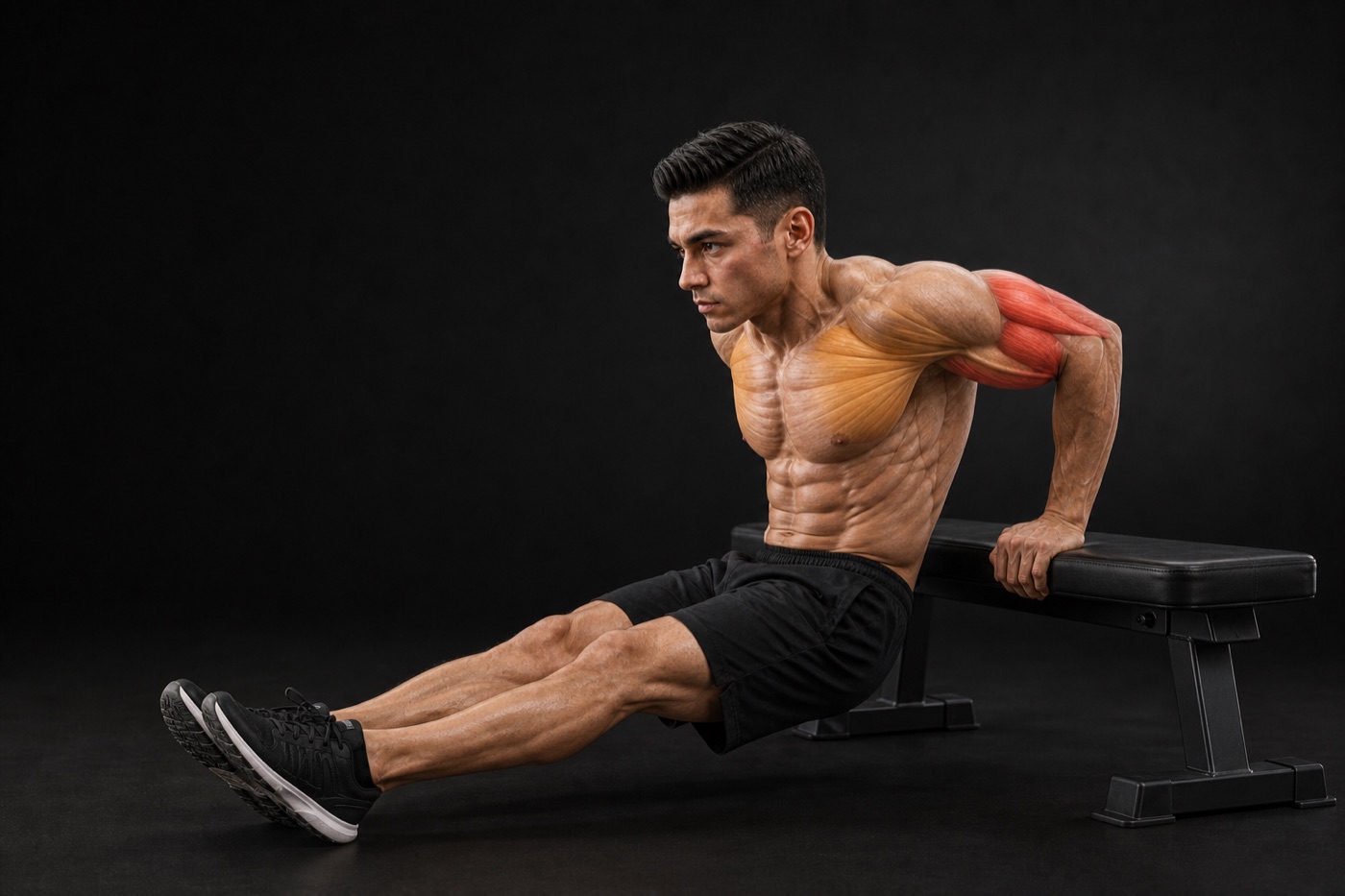 Bench Dip exercise render