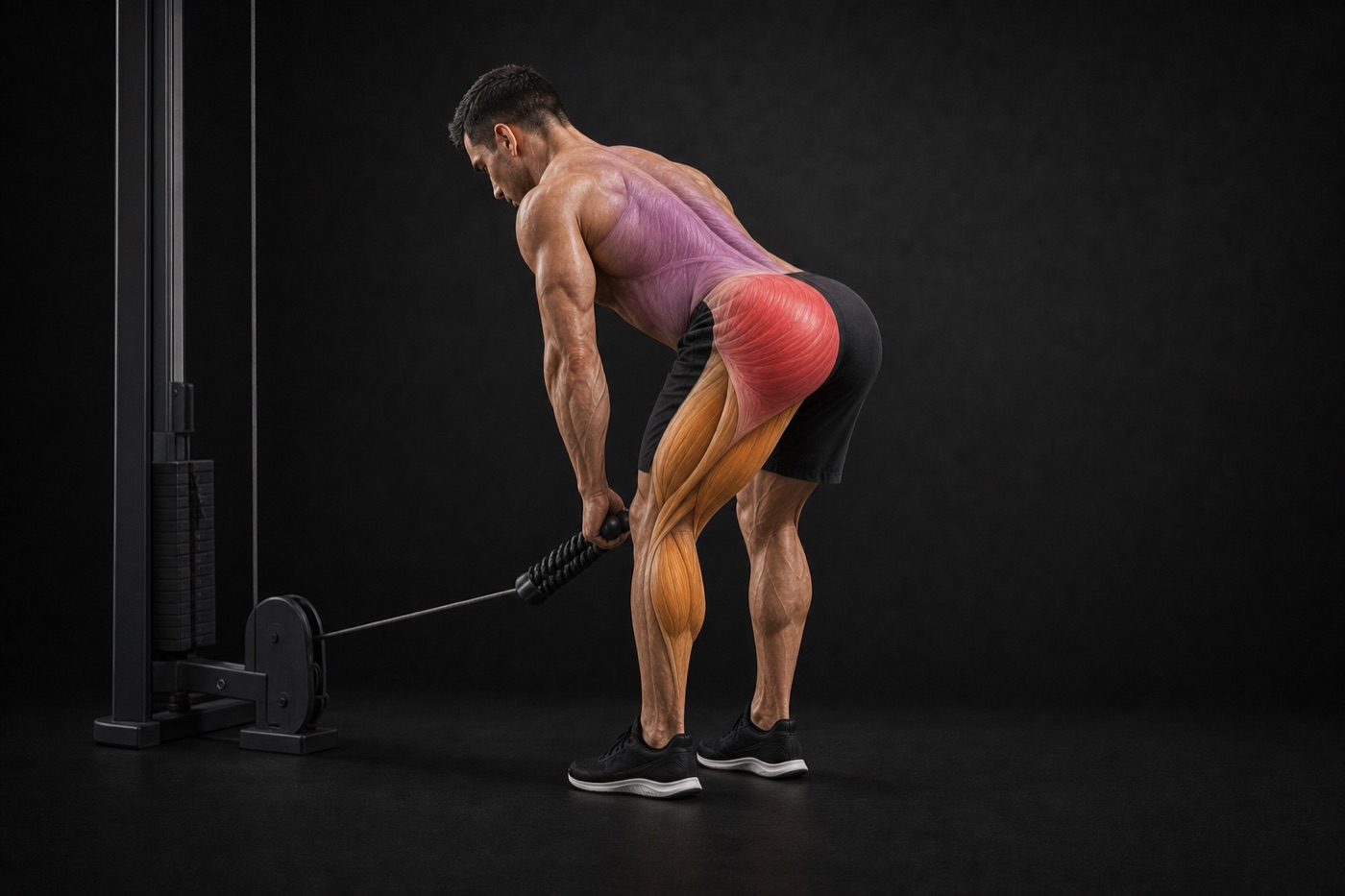 Cable Pull-Through exercise render
