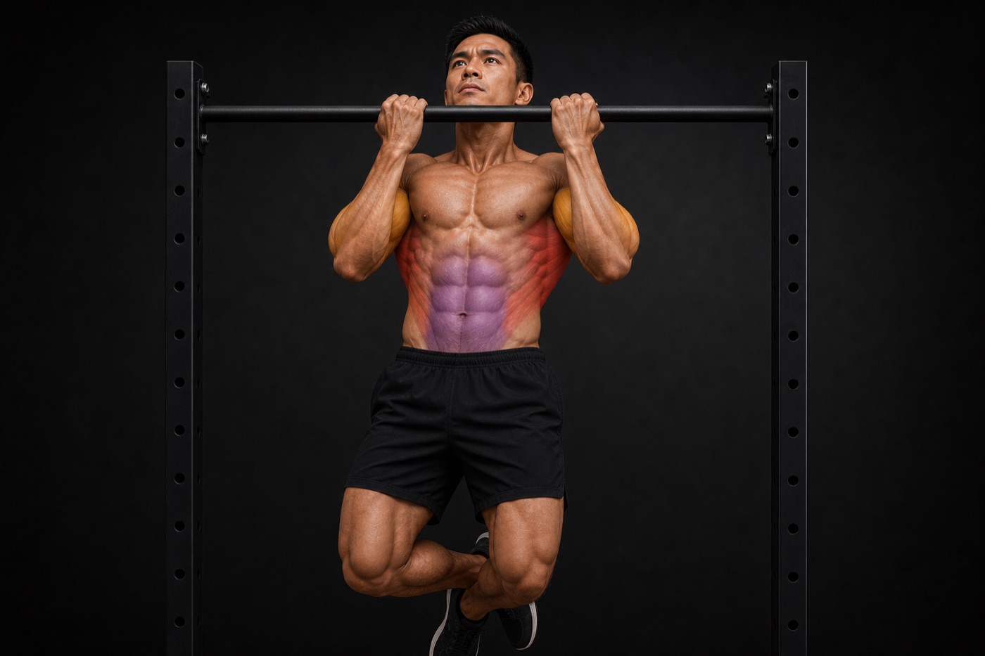 Chin-Up exercise render