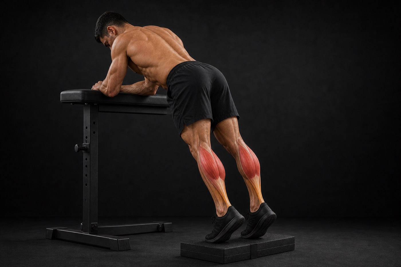 Donkey Calf Raise exercise render