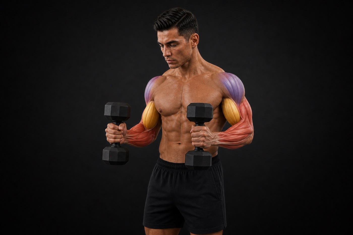 Hammer Curl exercise render