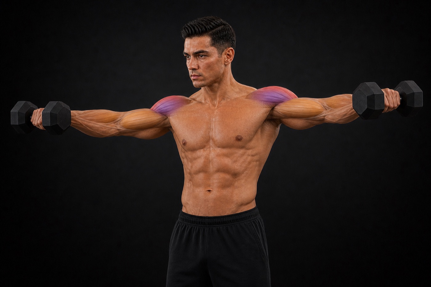 Lateral Raise exercise render