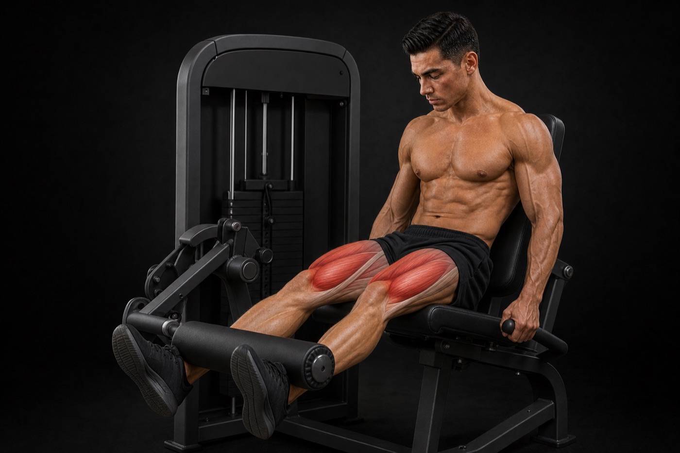 Leg Extension exercise render