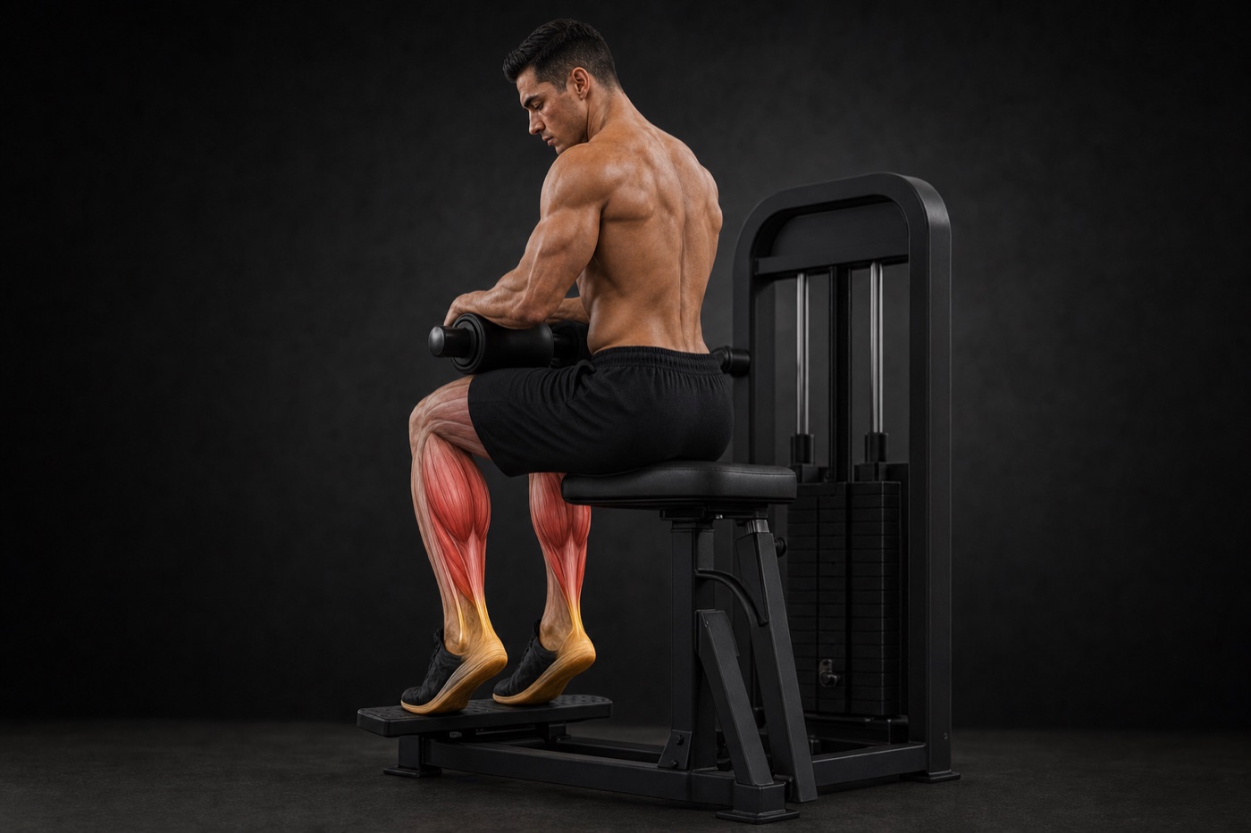 Seated Calf Raise exercise render