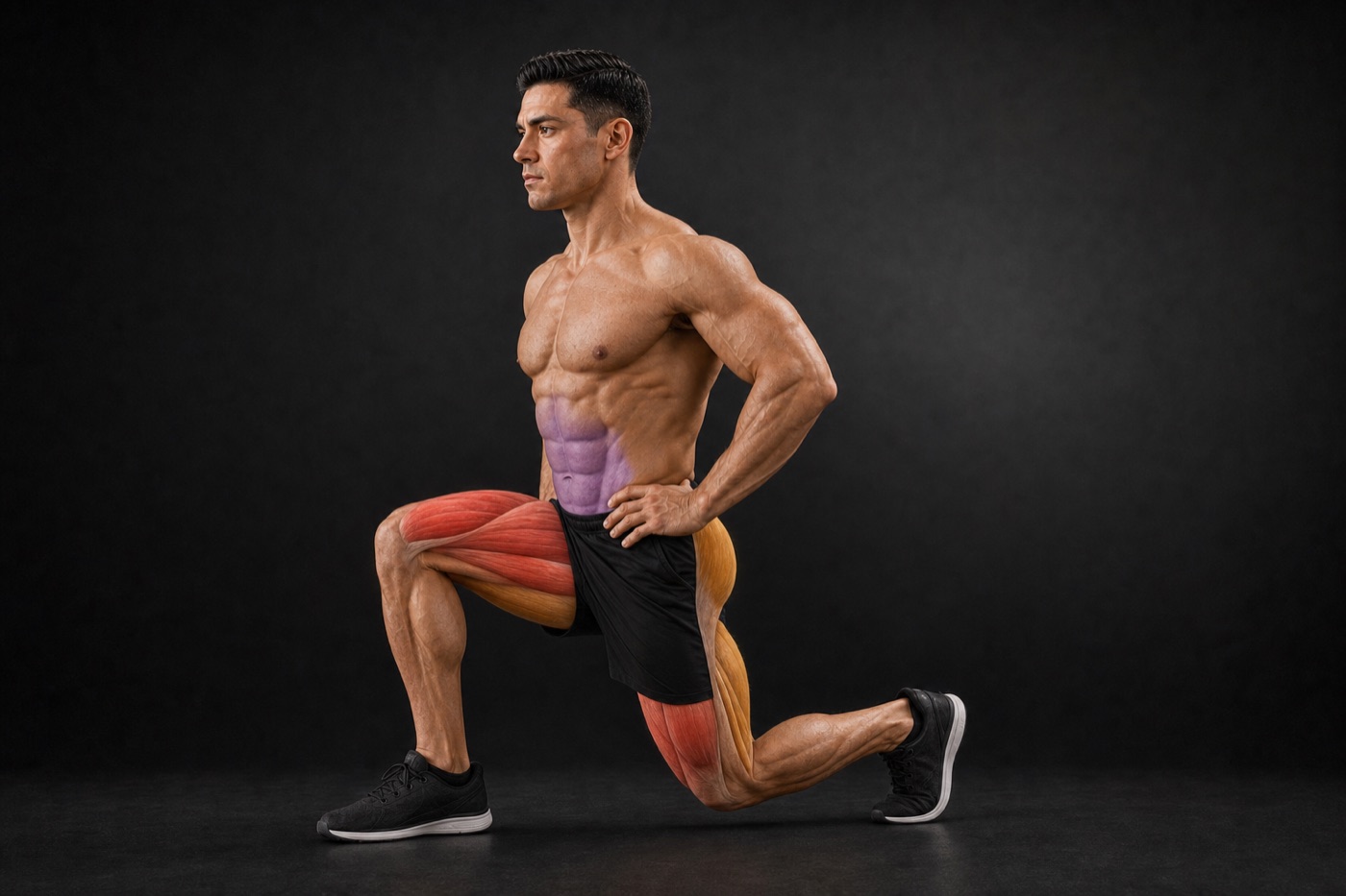 Split Squat exercise render