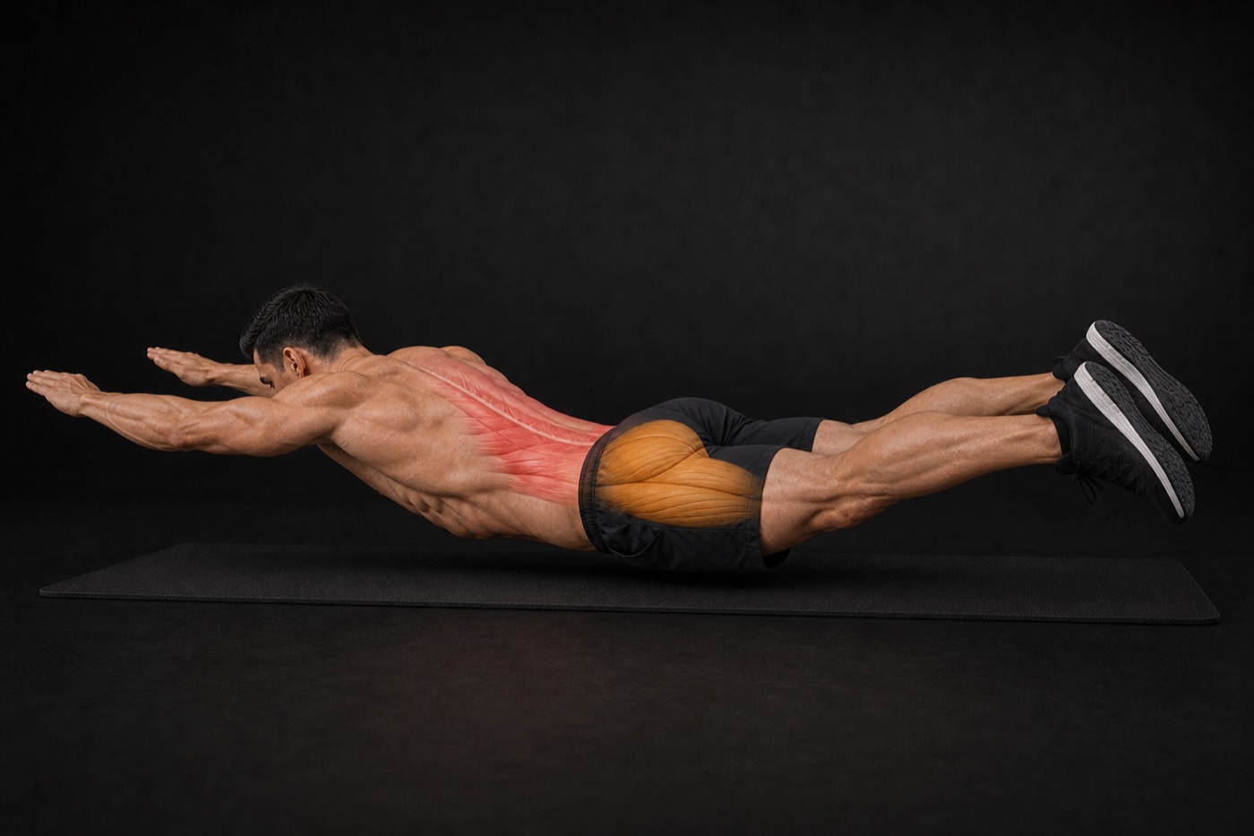 Superman exercise render